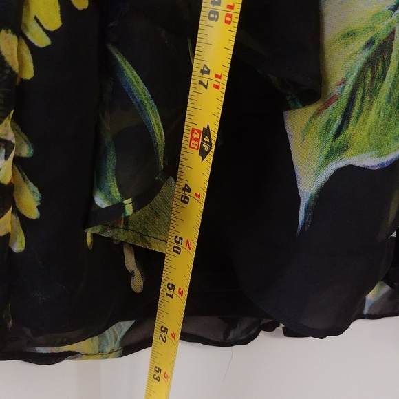 ✨3 for $30✨ Black Flowy Chiffon Maxi Dress NWOT - Picture 5 of 7